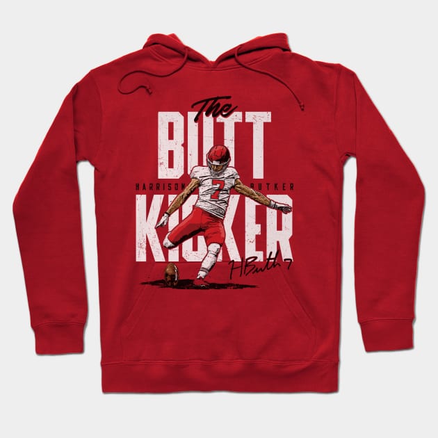 Harrison Butker Kansas City Butt Kicker Hoodie by MASTER_SHAOLIN